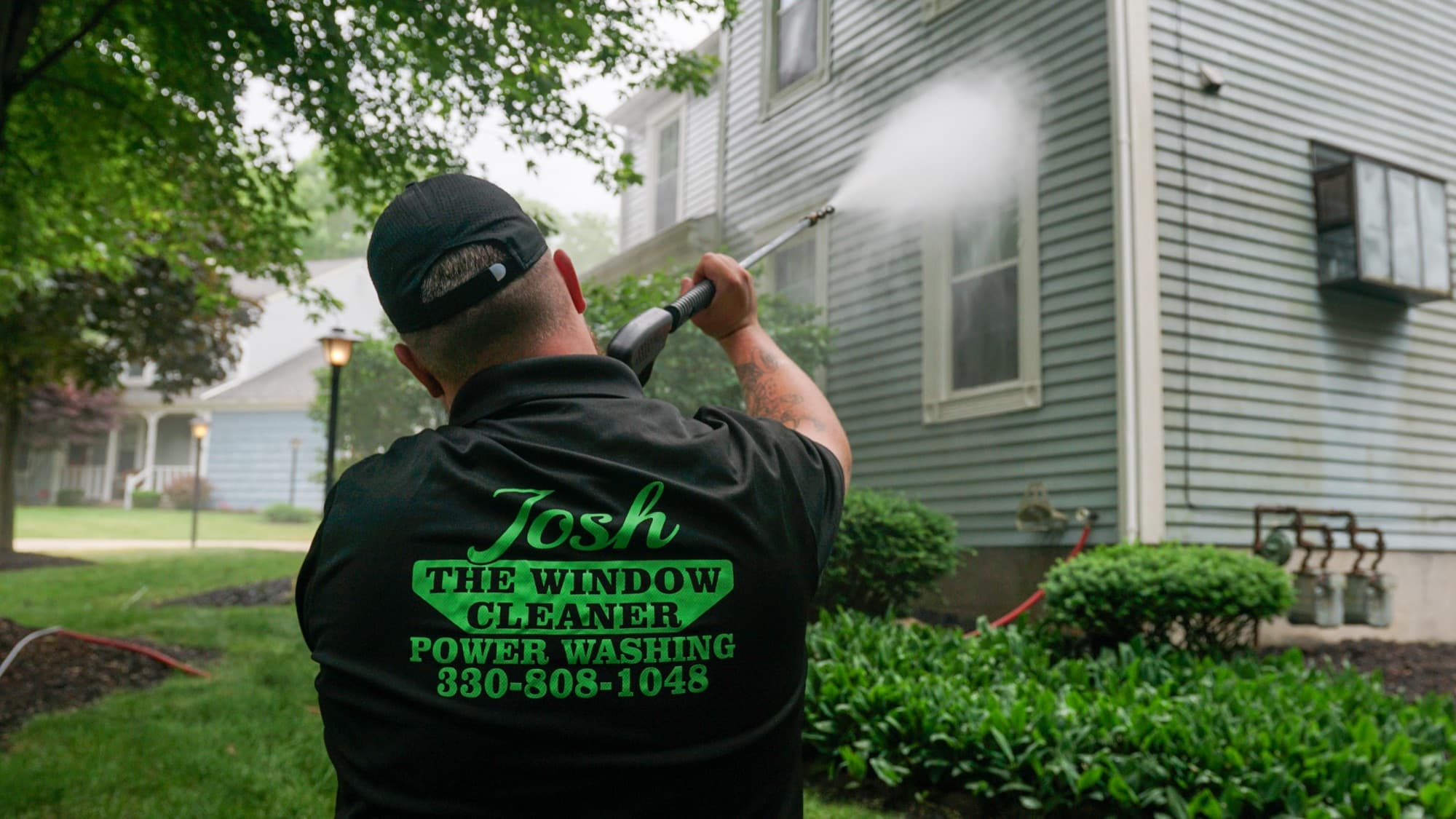House power washing result